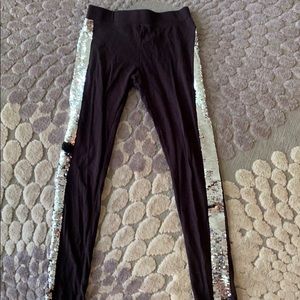Cute comfy reversible sequin pants, h&m,girls11-12